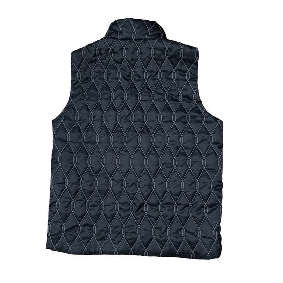 Black Lightweight Quilted Vest Size L - Picture 2 of 6
